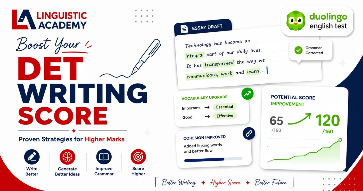 DET Writing Score Tips: How the AI Grades You and How to Beat It