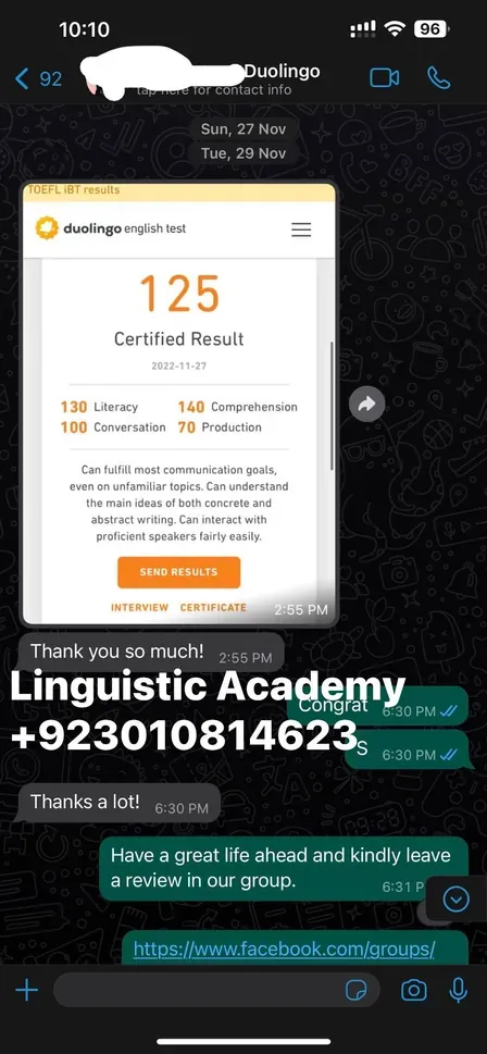 Cheat in Duolingo English Test — certified score 125