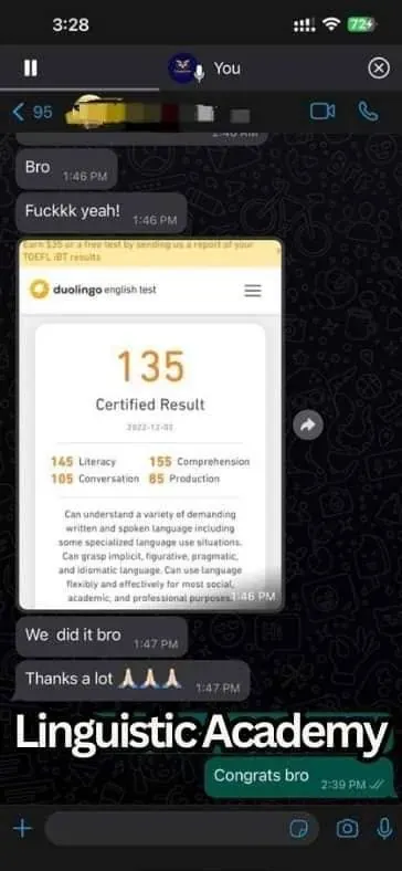 Cheat in Duolingo English Test — certified score 135