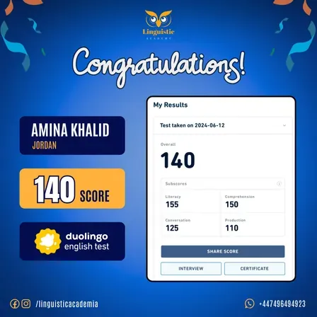 Cheat in Duolingo English Test — certified score 140