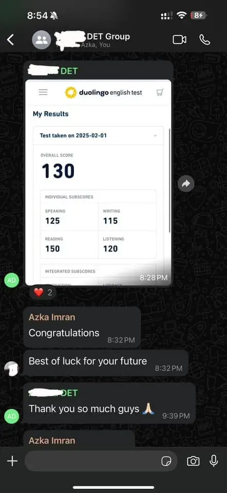 Cheat in Duolingo English Test — certified score 130