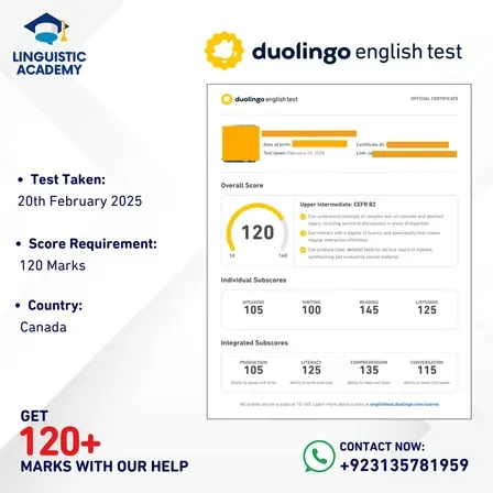 Cheat in Duolingo English Test — certified score 120