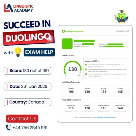 Cheat in Duolingo English Test — certified score 130
