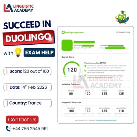 Cheat in Duolingo English Test — certified score 120